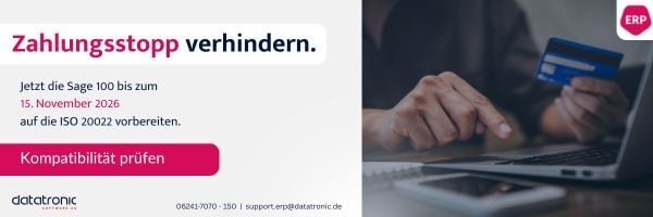 Blog Datatronic_Zahlungsstopp verhindern Sage 100 ISO 20022