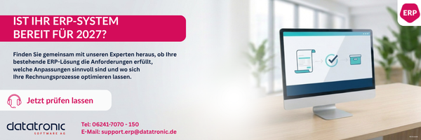 E-Rechnungspflicht prüfen ERP