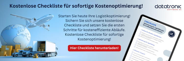 Datatronic Blog Logistikoptimierung Download Checkliste