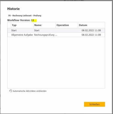 DocuWare_Aufgabenliste_Workflow Historie